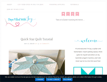 Tablet Screenshot of daysfilledwithjoy.com